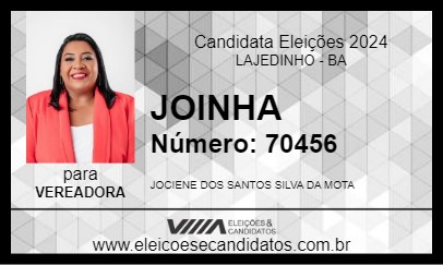 Candidato JOINHA 2024 - LAJEDINHO - Eleições