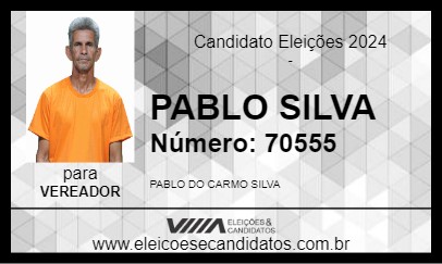 Candidato PABLO SILVA 2024 - CANAVIEIRAS - Eleições