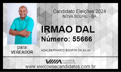 Candidato IRMAO DAL 2024 - NOVA SOURE - Eleições