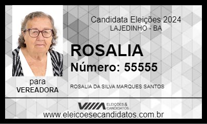 Candidato ROSALIA 2024 - LAJEDINHO - Eleições