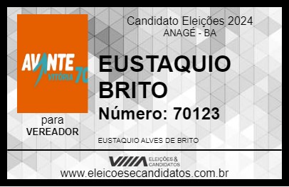 Candidato EUSTAQUIO BRITO 2024 - ANAGÉ - Eleições