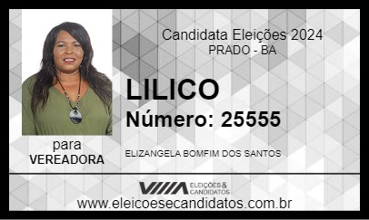 Candidato LILICO 2024 - PRADO - Eleições