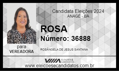 Candidato ROSA 2024 - ANAGÉ - Eleições