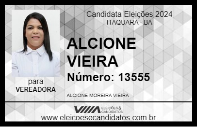 Candidato ALCIONE VIEIRA 2024 - ITAQUARA - Eleições