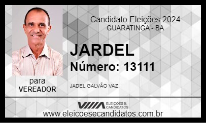 Candidato JARDEL 2024 - GUARATINGA - Eleições