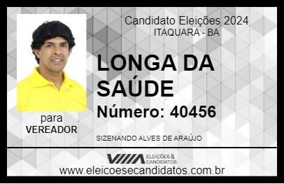 Candidato LONGA DA SAÚDE 2024 - ITAQUARA - Eleições