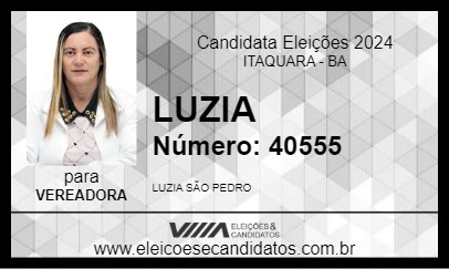 Candidato LUZIA 2024 - ITAQUARA - Eleições