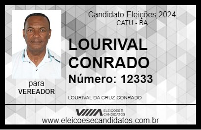 Candidato LOURIVAL CONRADO 2024 - CATU - Eleições