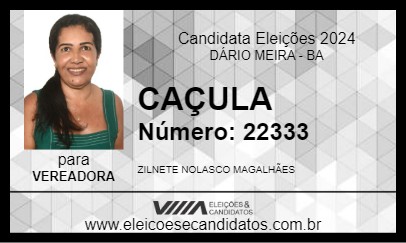 Candidato CAÇULA 2024 - DÁRIO MEIRA - Eleições