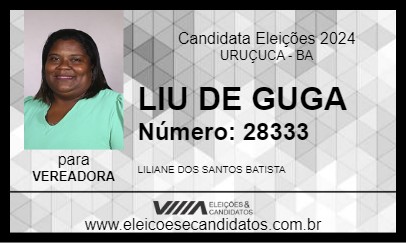 Candidato LIU DE GUGA 2024 - URUÇUCA - Eleições