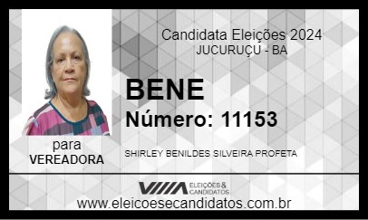 Candidato BENE 2024 - JUCURUÇU - Eleições