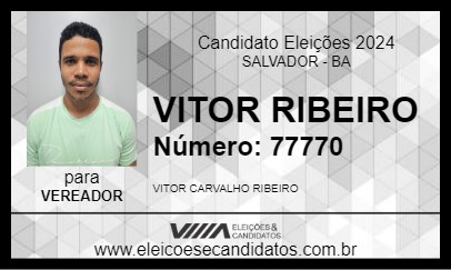 Candidato VITOR RIBEIRO 2024 - SALVADOR - Eleições