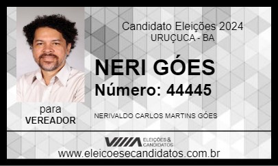 Candidato NERI GÓES 2024 - URUÇUCA - Eleições