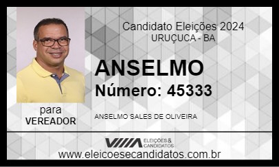 Candidato ANSELMO 2024 - URUÇUCA - Eleições