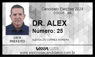 Candidato DR. ALEX 2024 - COCOS - Eleições