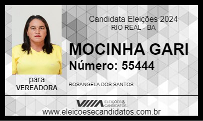 Candidato MOCINHA GARI 2024 - RIO REAL - Eleições