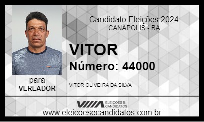 Candidato VITOR 2024 - CANÁPOLIS - Eleições