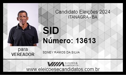 Candidato SID 2024 - ITANAGRA - Eleições