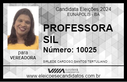 Candidato PROFESSORA SIL 2024 - EUNÁPOLIS - Eleições