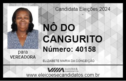 Candidato NÔ DO CANGURITO 2024 - CONDE - Eleições