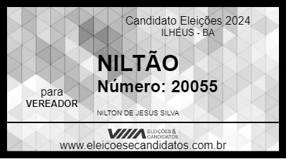 Candidato NILTÃO 2024 - ILHÉUS - Eleições