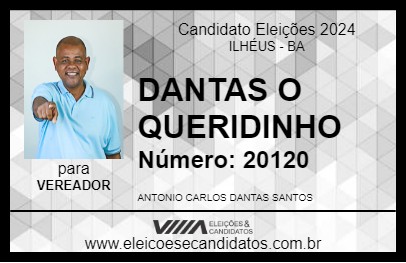 Candidato DANTAS 2024 - ILHÉUS - Eleições