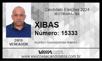 Candidato XIBAS 2024 - IBOTIRAMA - Eleições