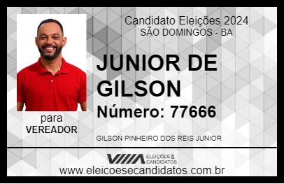 Candidato JUNIOR DE GILSON 2024 - SÃO DOMINGOS - Eleições