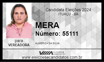 Candidato MERA 2024 - ITUAÇU - Eleições