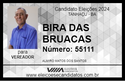 Candidato BIRA DAS BRUACAS 2024 - TANHAÇU - Eleições