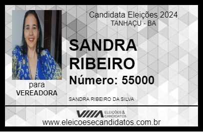 Candidato SANDRA RIBEIRO 2024 - TANHAÇU - Eleições