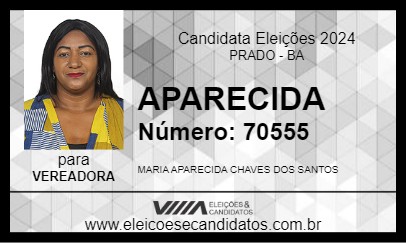 Candidato APARECIDA 2024 - PRADO - Eleições