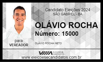 Candidato OLÁVIO ROCHA 2024 - SÃO GABRIEL - Eleições