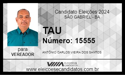 Candidato TAU 2024 - SÃO GABRIEL - Eleições