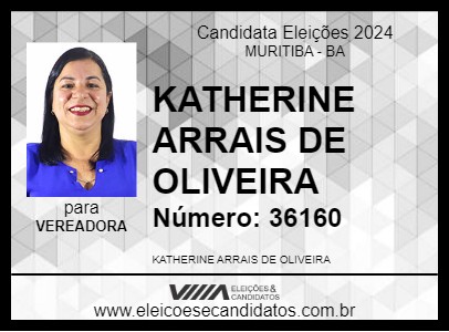 Candidato KATHE ENFERMEIRA 2024 - MURITIBA - Eleições