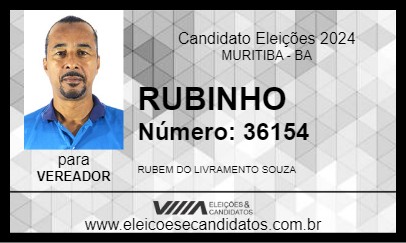 Candidato RUBINHO 2024 - MURITIBA - Eleições