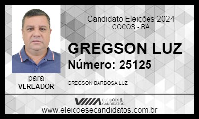 Candidato GREGSON LUZ 2024 - COCOS - Eleições