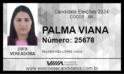 Candidato PALMA VIANA 2024 - COCOS - Eleições