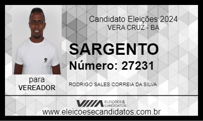 Candidato RODRIGO 2024 - VERA CRUZ - Eleições