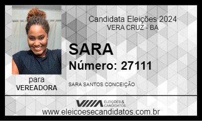 Candidato SARA 2024 - VERA CRUZ - Eleições