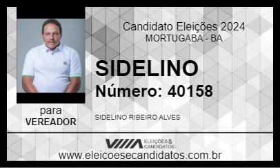 Candidato SIDELINO 2024 - MORTUGABA - Eleições