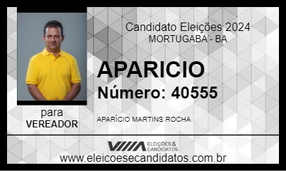 Candidato APARICIO 2024 - MORTUGABA - Eleições