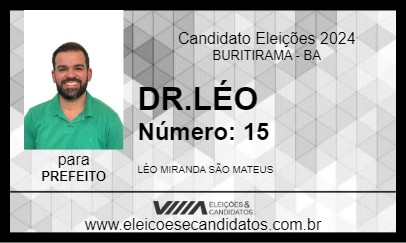 Candidato DR.LÉO 2024 - BURITIRAMA - Eleições