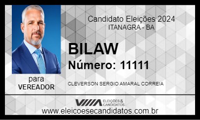 Candidato BILAW 2024 - ITANAGRA - Eleições