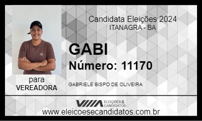 Candidato GABI 2024 - ITANAGRA - Eleições