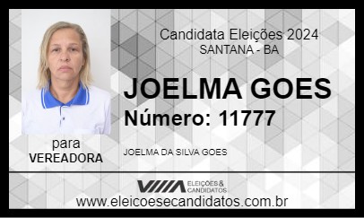 Candidato JOELMA GOES 2024 - SANTANA - Eleições