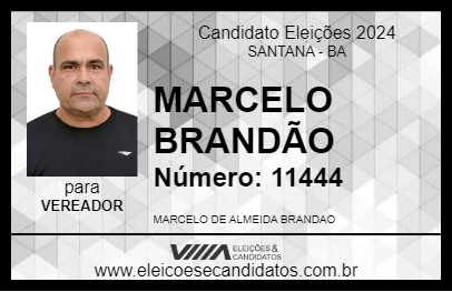 Candidato MARCELO BRANDÃO  2024 - SANTANA - Eleições