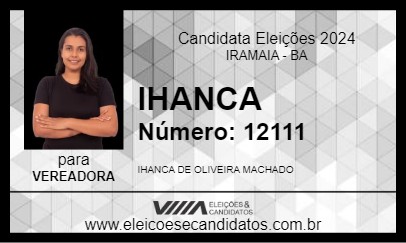 Candidato IHANCA 2024 - IRAMAIA - Eleições