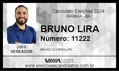 Candidato BRUNO LIRA 2024 - IRAMAIA - Eleições