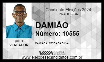 Candidato DAMIÃO 2024 - PRADO - Eleições